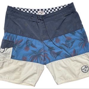 Vans off the wall board shorts. Size 36. Inseam 8”
